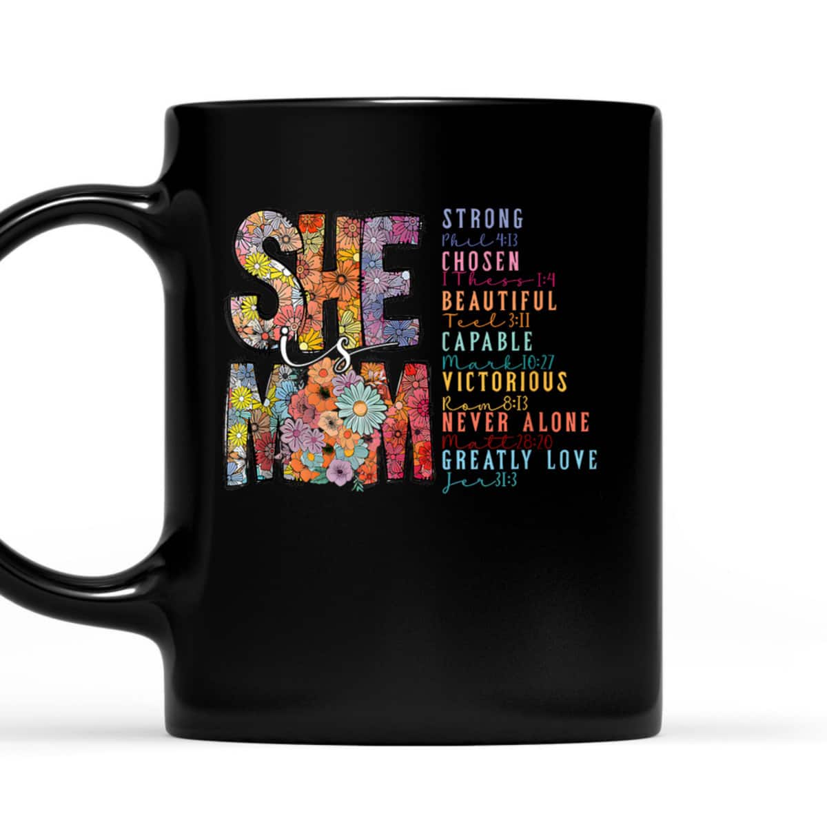 She Is Mom Christian Mother's Day Jesus Mama Religious T-Shirt She Is Mom Christian Mother's Day Jesus Mama Religious T-Shirt