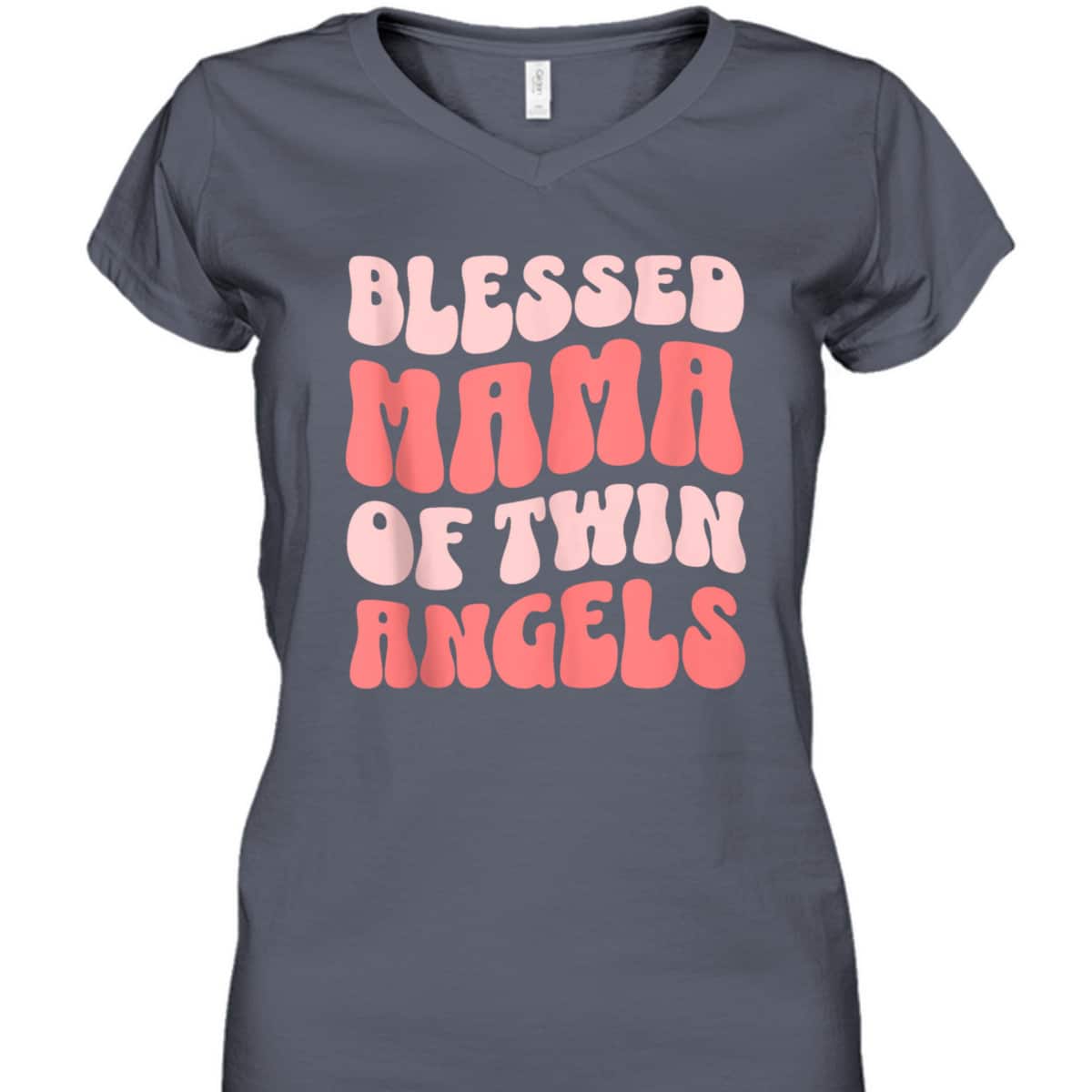 Mama Of Twin Angels Christian Religious T-Shirt Mother's Day Gift Mama Of Twin Angels Christian Religious T-Shirt Mother's Day Gift