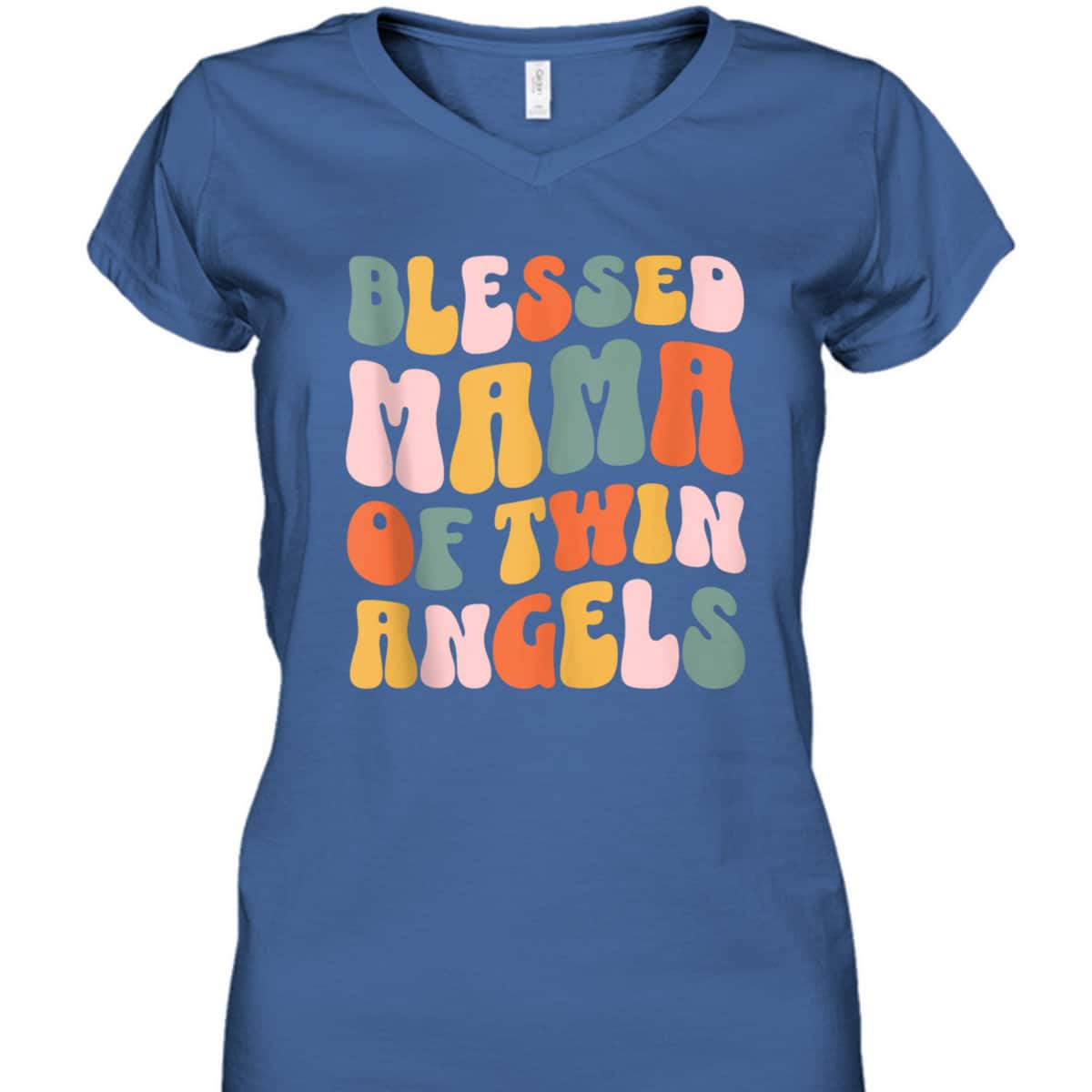 Mama Of Twin Angels Christian Mother's Day T-Shirt Gift For Christian Mom Mama Of Twin Angels Christian Mother's Day T-Shirt Gift For Christian Mom