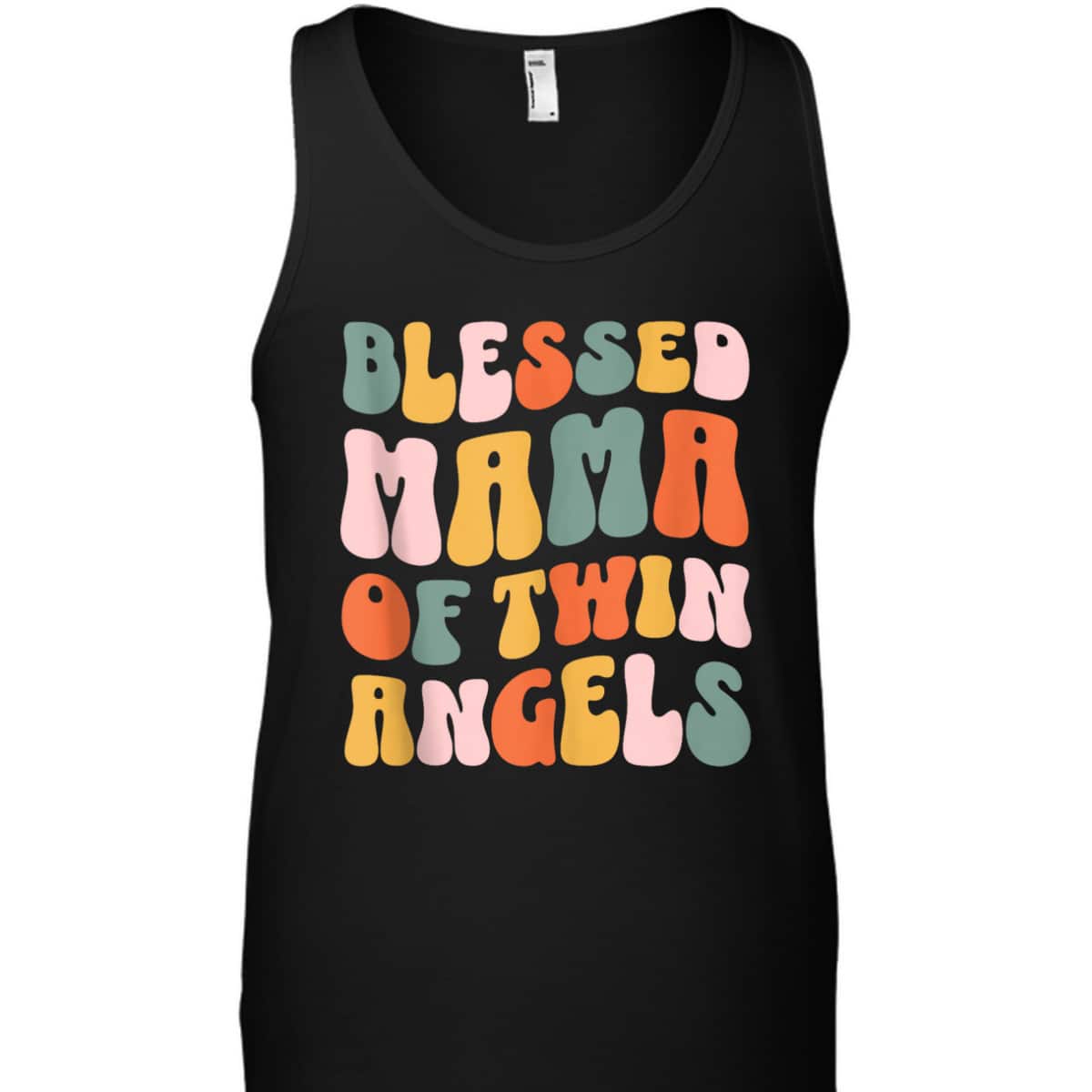 Mama Of Twin Angels Christian Mother's Day T-Shirt Gift For Christian Mom Mama Of Twin Angels Christian Mother's Day T-Shirt Gift For Christian Mom