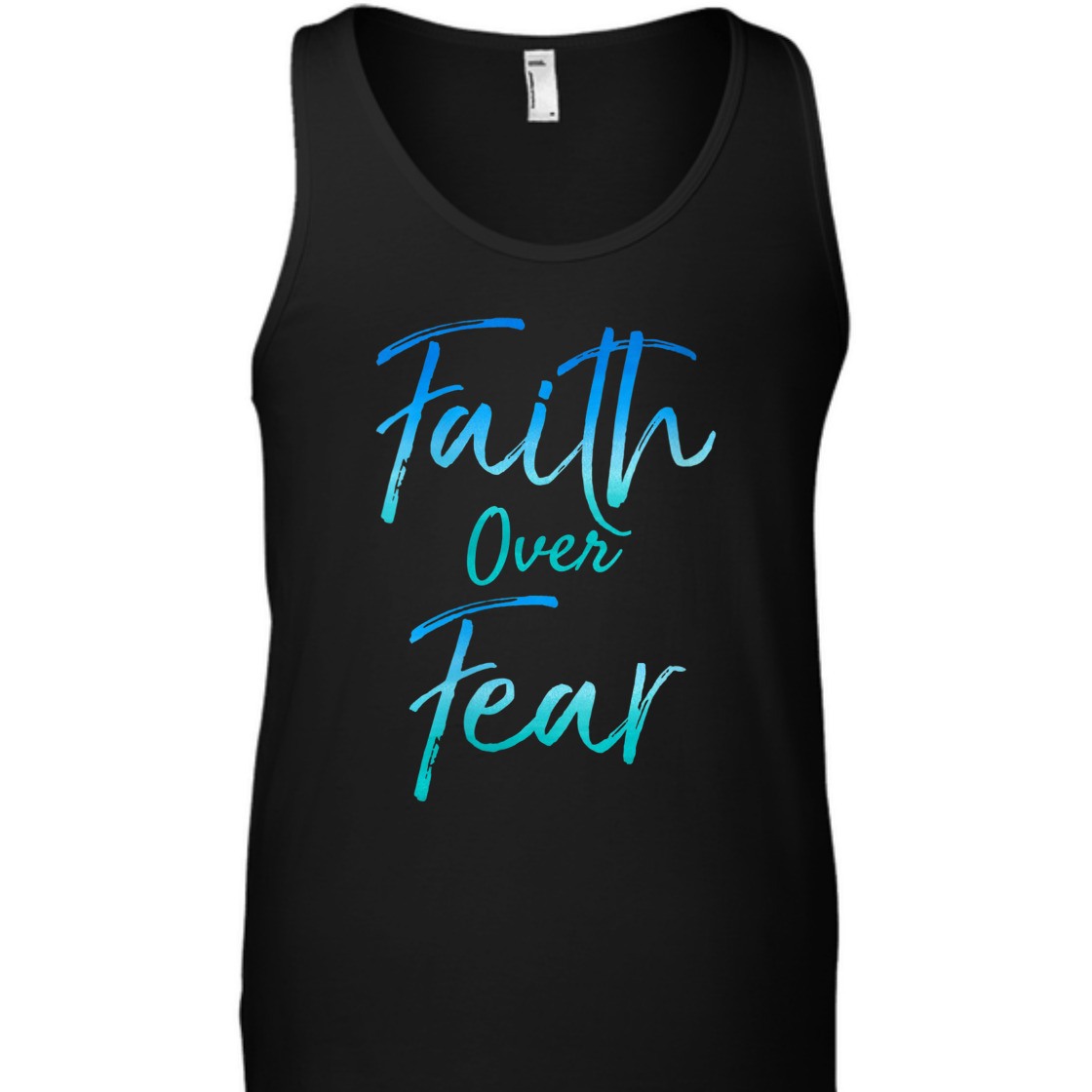 Faith Over Fear T-Shirt Christian Faith Religious Gift Faith Over Fear T-Shirt Christian Faith Religious Gift