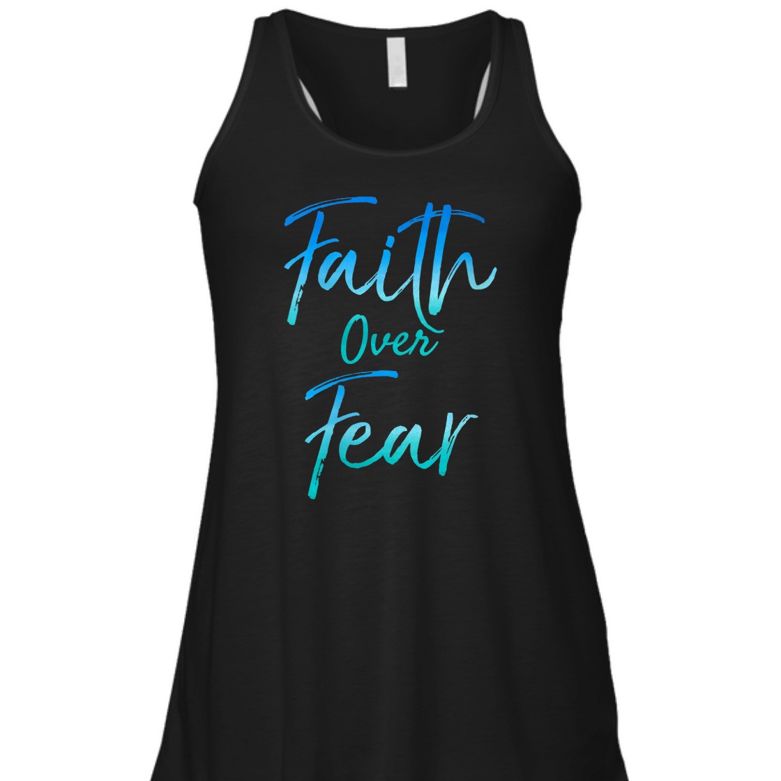 Faith Over Fear T-Shirt Christian Faith Religious Gift Faith Over Fear T-Shirt Christian Faith Religious Gift