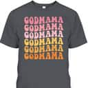 Christian God Mama Groovy Retro Mother's Day Gift T-Shirt