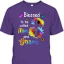 Blessed To Be Called Mom And Grams Christian Cross T-Shirt
