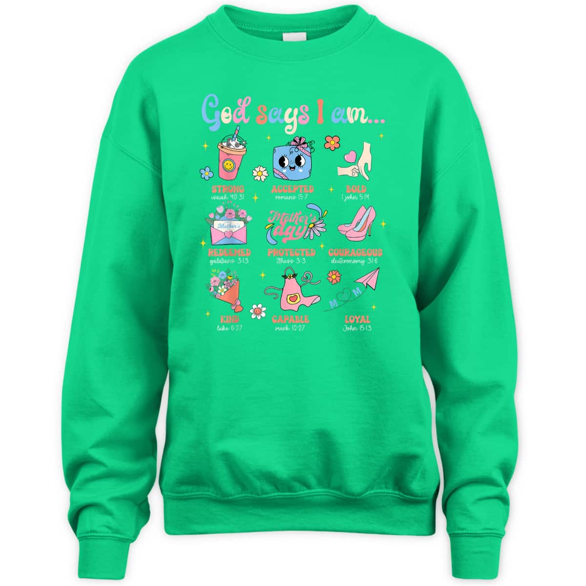 Mother's Day Christian Mom Mama God Say I Am Bible Verse T-Shirt Mother's Day Christian Mom Mama God Say I Am Bible Verse T-Shirt