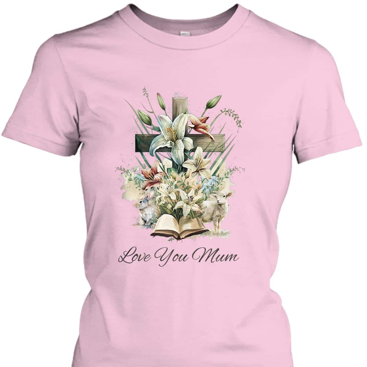 Remembering Mum Mother's Day Birthday Christian T-Shirt Remembering Mum Mother's Day Birthday Christian T-Shirt