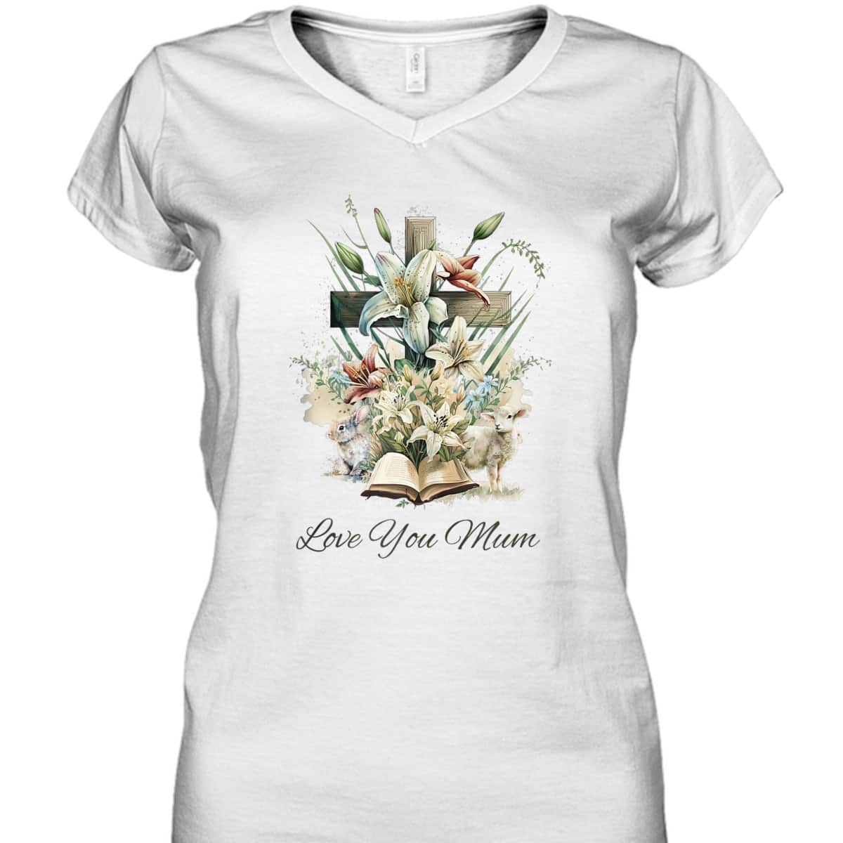 Remembering Mum Mother's Day Birthday Christian T-Shirt Remembering Mum Mother's Day Birthday Christian T-Shirt