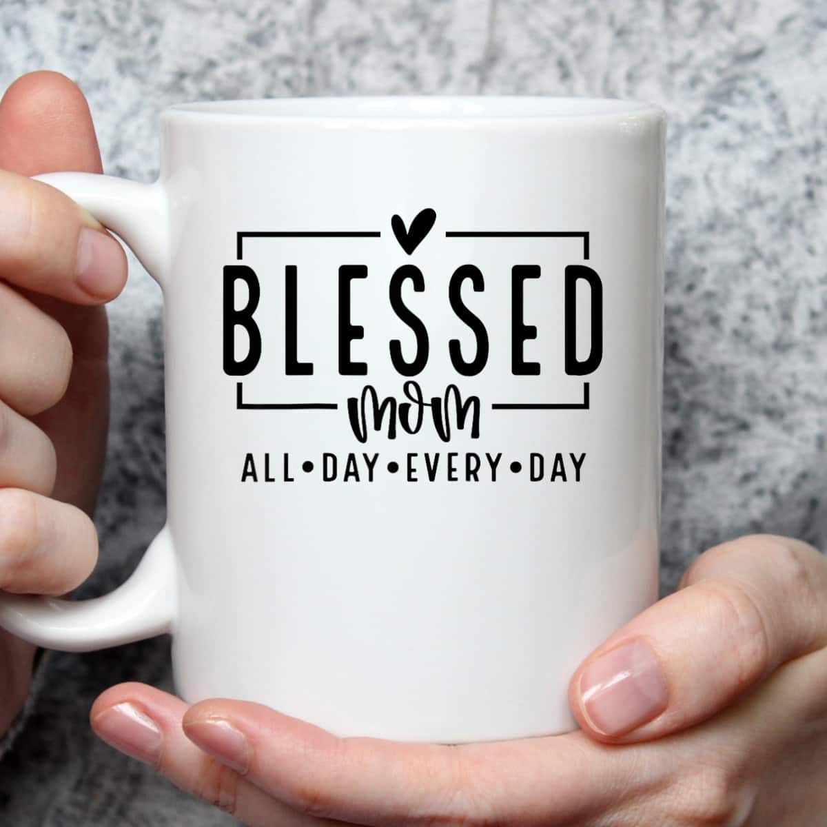 Blessed Mom All Day Every Day Christian Mom Vibes Mother Day T-Shirt Blessed Mom All Day Every Day Christian Mom Vibes Mother Day T-Shirt