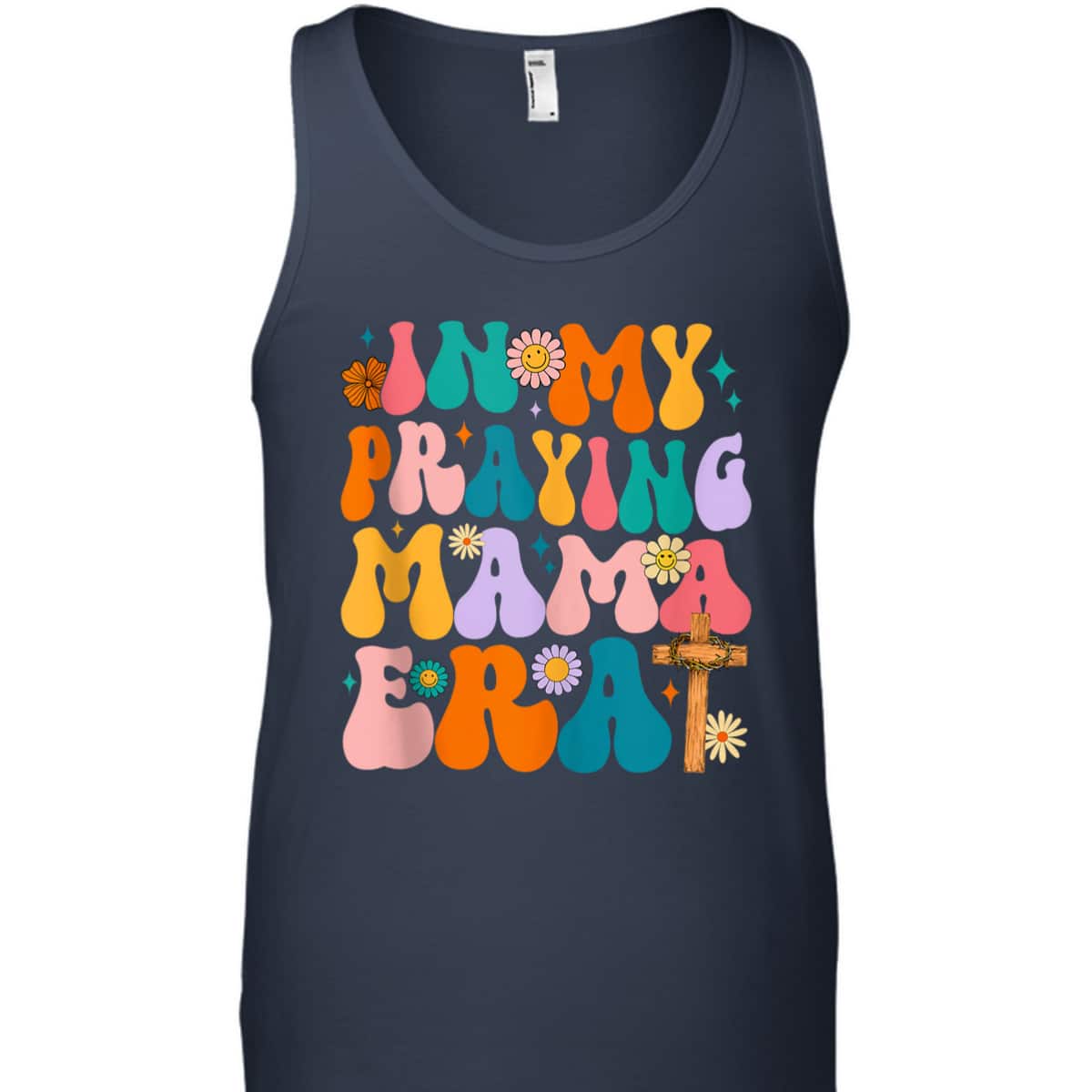 Groovy Hippie In My Praying Mama Era Christian Mothers Day T-Shirt Groovy Hippie In My Praying Mama Era Christian Mothers Day T-Shirt