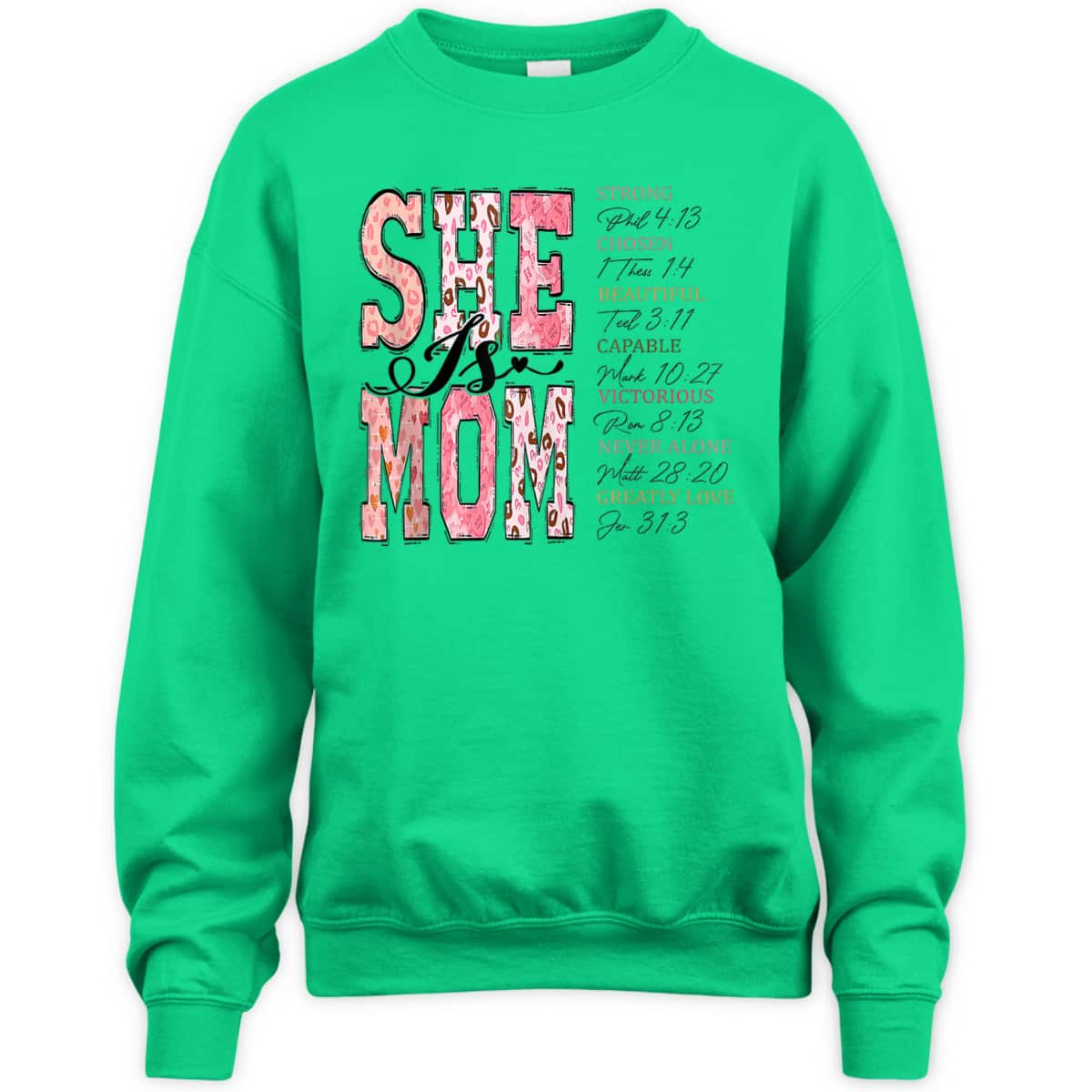 She Is Mom Christian Bible Verse Religious Mother's Day T-Shirt Gift She Is Mom Christian Bible Verse Religious Mother's Day T-Shirt Gift