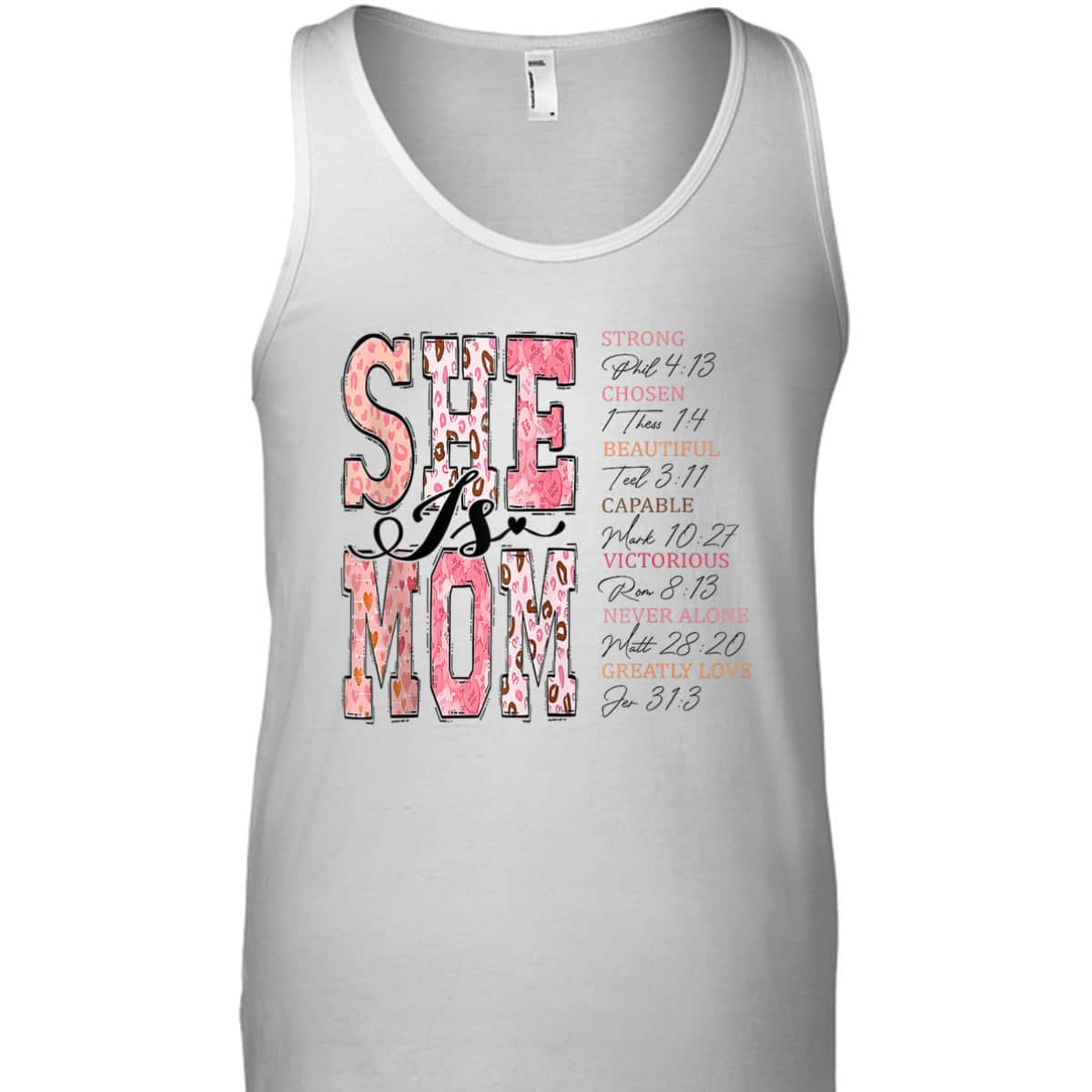 She Is Mom Christian Bible Verse Religious Mother's Day T-Shirt Gift She Is Mom Christian Bible Verse Religious Mother's Day T-Shirt Gift