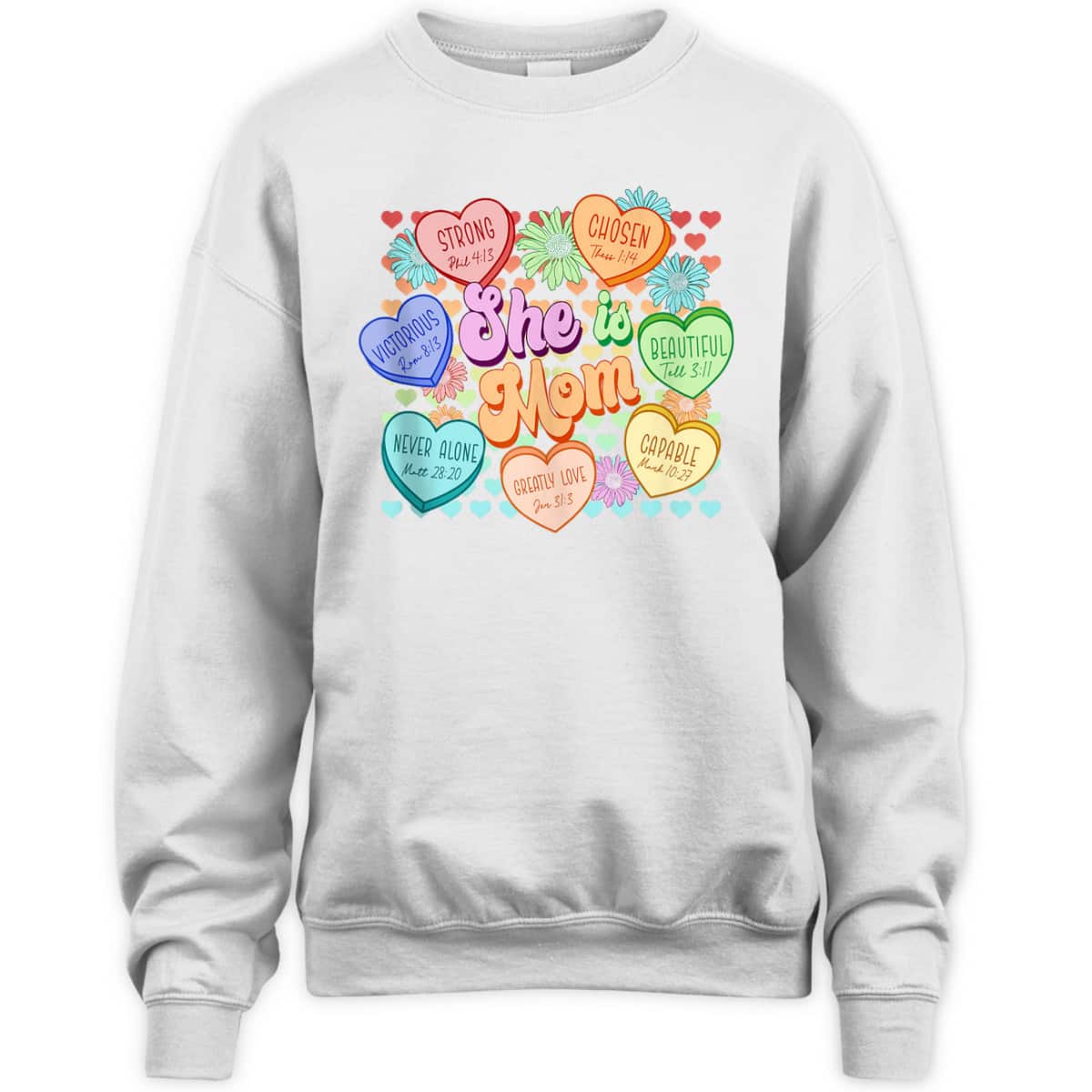 Religious Mother's Day She Is Mom Christian Bible Verse T-Shirt Religious Mother's Day She Is Mom Christian Bible Verse T-Shirt