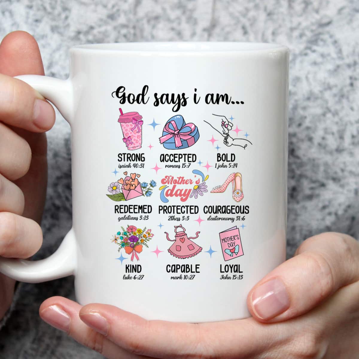 God Says I Am Jesus Christian Mothers Day Religious T-Shirt God Says I Am Jesus Christian Mothers Day Religious T-Shirt