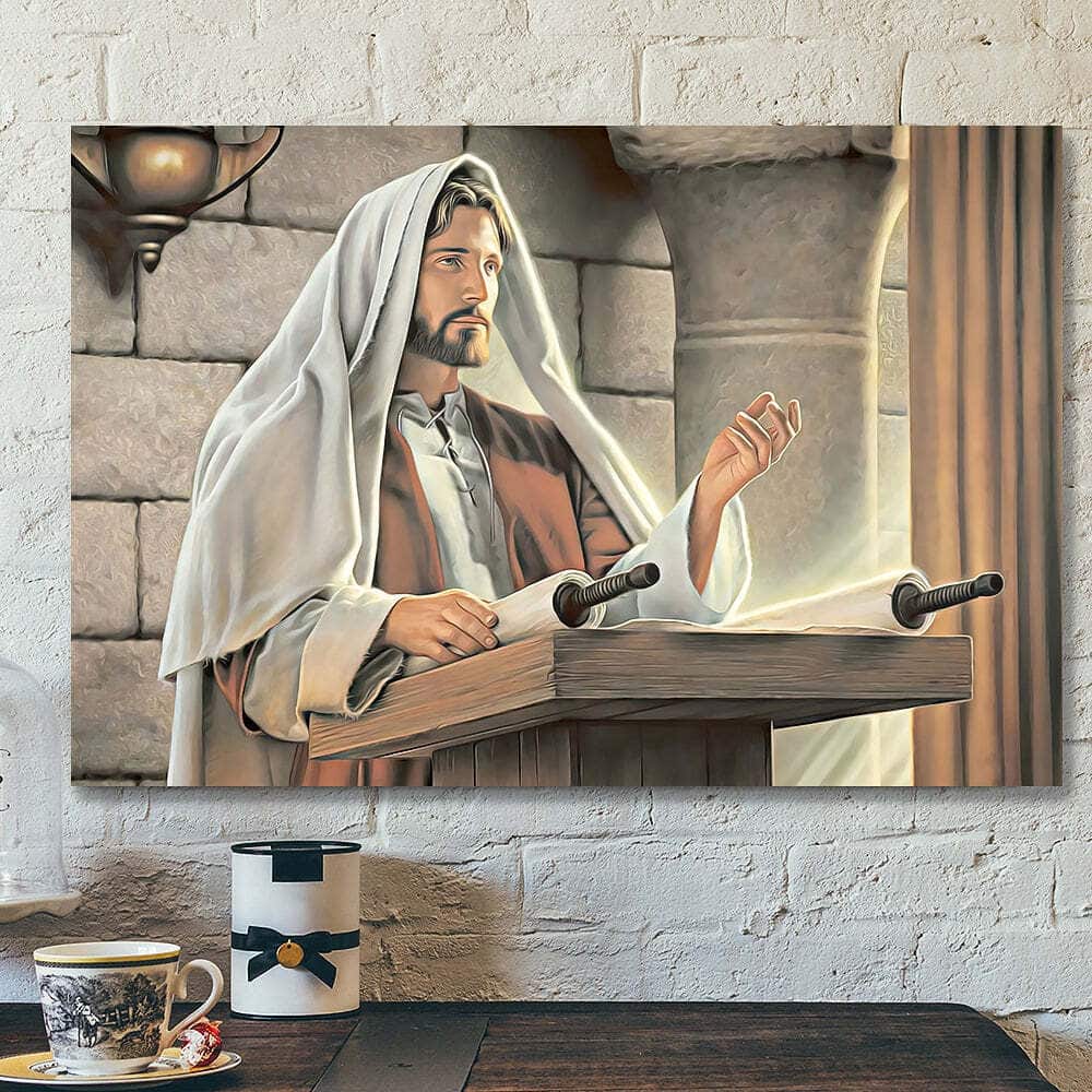 Jesus Religious Canvas Wall Art Gift Christ Jesus Bible Verse Scripture Jesus Religious Canvas Wall Art Gift Christ Jesus Bible Verse Scripture