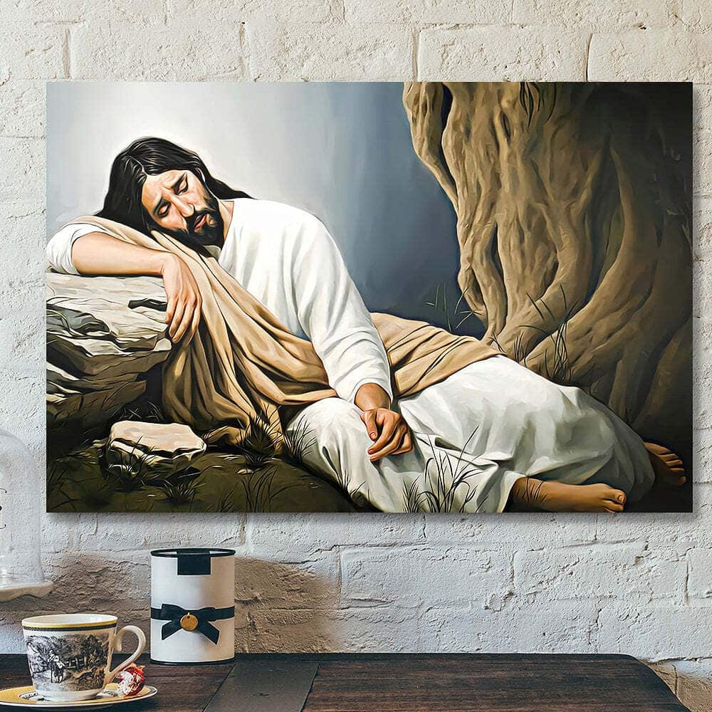 Jesus Resting Christ Jesus Bible Verse Scripture Canvas Wall Art Jesus Resting Christ Jesus Bible Verse Scripture Canvas Wall Art