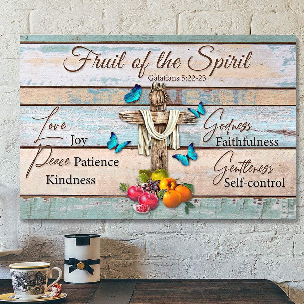 Truit Of The Spirit Jesus Christ Bible Verse Scripture Canvas Wall Art Truit Of The Spirit Jesus Christ Bible Verse Scripture Canvas Wall Art