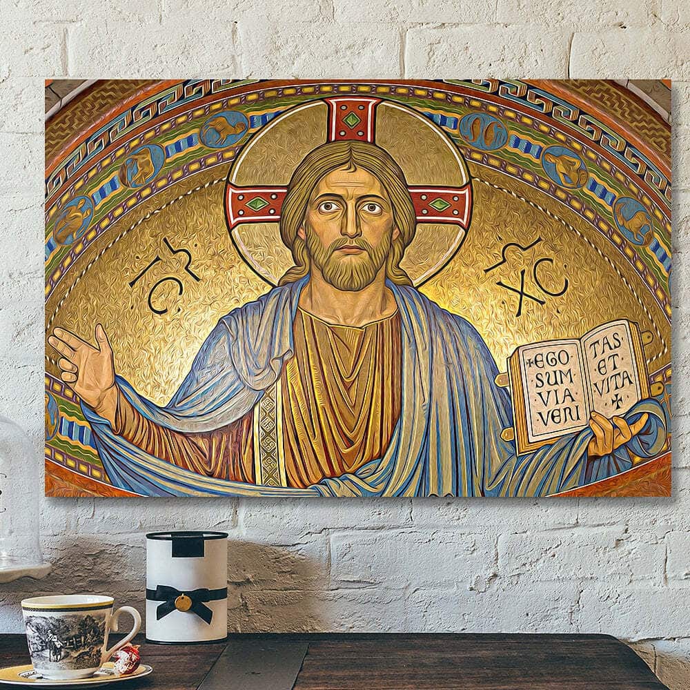 Jesus Christ Jesus Bible Verse Scripture Faith Gift Canvas Wall Art Jesus Christ Jesus Bible Verse Scripture Faith Gift Canvas Wall Art