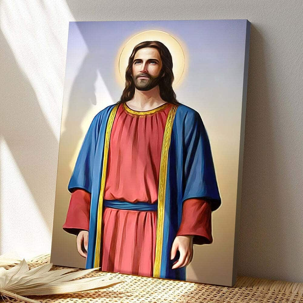 Christian Jesus God Faith Jesus Christ Bible Verse Scripture Canvas Print