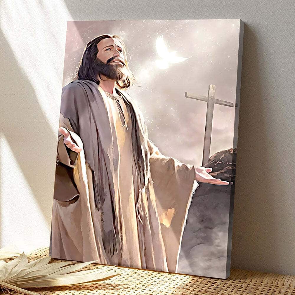 Jesus Opens Hands Christ Bible Verse Scripture Canvas Print Jesus Opens Hands Christ Bible Verse Scripture Canvas Print