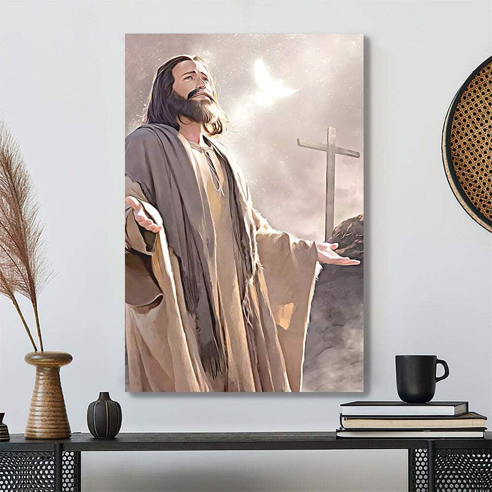 Jesus Opens Hands Christ Bible Verse Scripture Canvas Print Jesus Opens Hands Christ Bible Verse Scripture Canvas Print