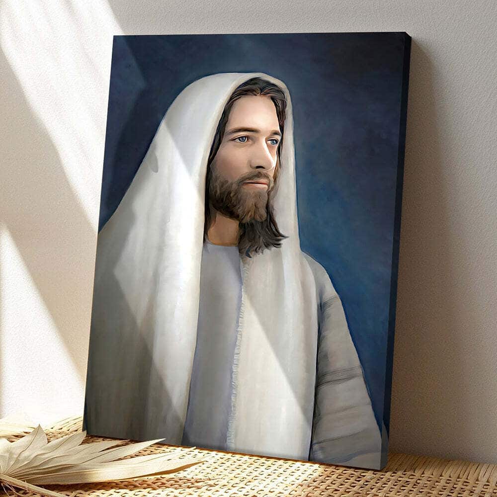 Christian Jesus Portrait Canvas Print Gift For Christian Christian Jesus Portrait Canvas Print Gift For Christian