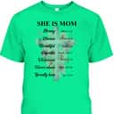 She Is Mom Strong Chosen Bible Mother's Day Gift T-Shirt She Is Mom Strong Chosen Bible Mother's Day Gift T-Shirt