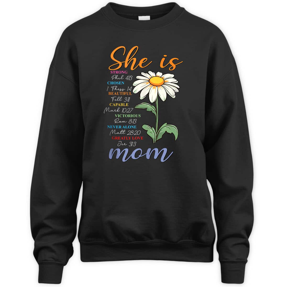 Mother's Day T-Shirt Christian She Is Bible Verse Religious Gift Mother's Day T-Shirt Christian She Is Bible Verse Religious Gift
