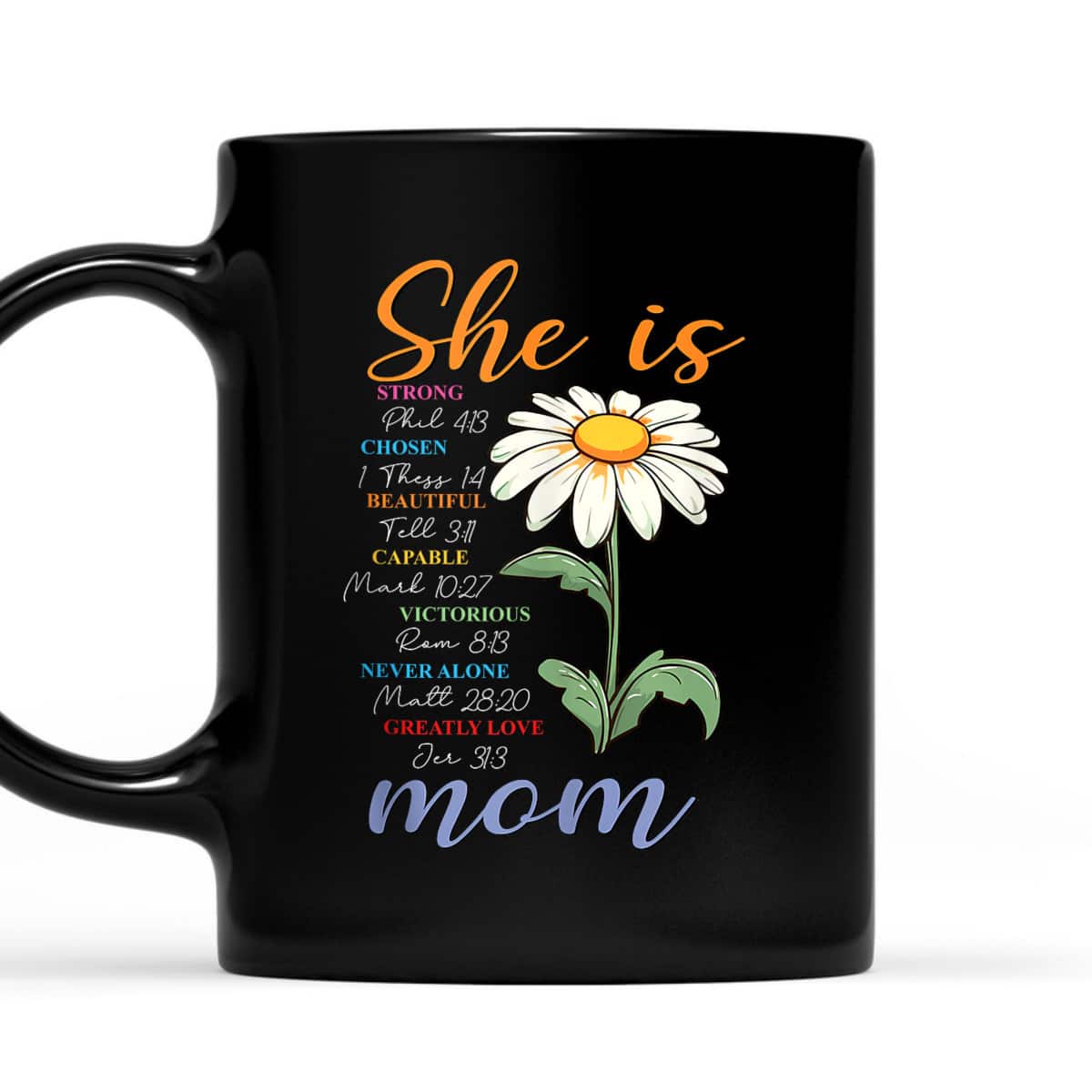 Mother's Day T-Shirt Christian She Is Bible Verse Religious Gift Mother's Day T-Shirt Christian She Is Bible Verse Religious Gift