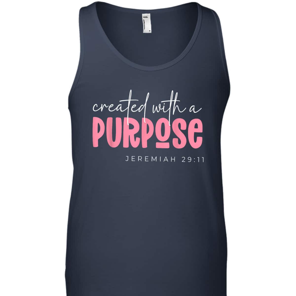 Created With A Purpose Christian Bible Verse Faith T-Shirt Created With A Purpose Christian Bible Verse Faith T-Shirt