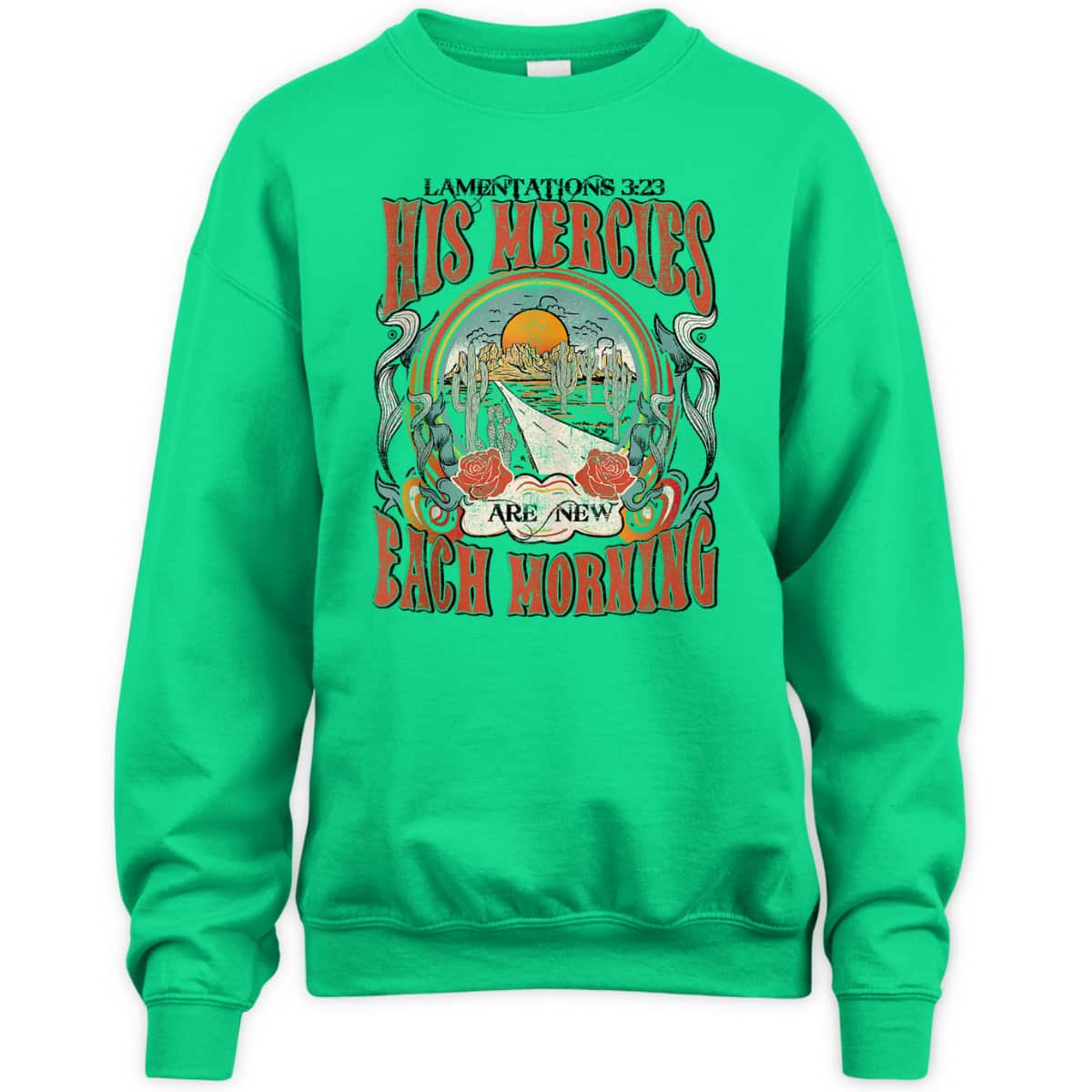 His Mercies Are New Each Morning Lamentation 323 Bible Verse Christian T-Shirt His Mercies Are New Each Morning Lamentation 323 Bible Verse Christian T-Shirt