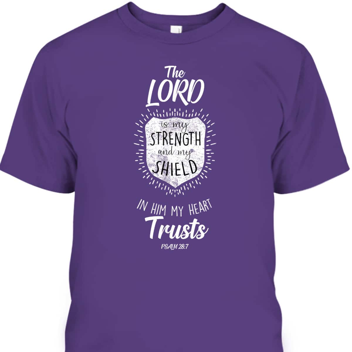 The Lord My Strength Religion Bible Verse Christian Gift T-Shirt The Lord My Strength Religion Bible Verse Christian Gift T-Shirt