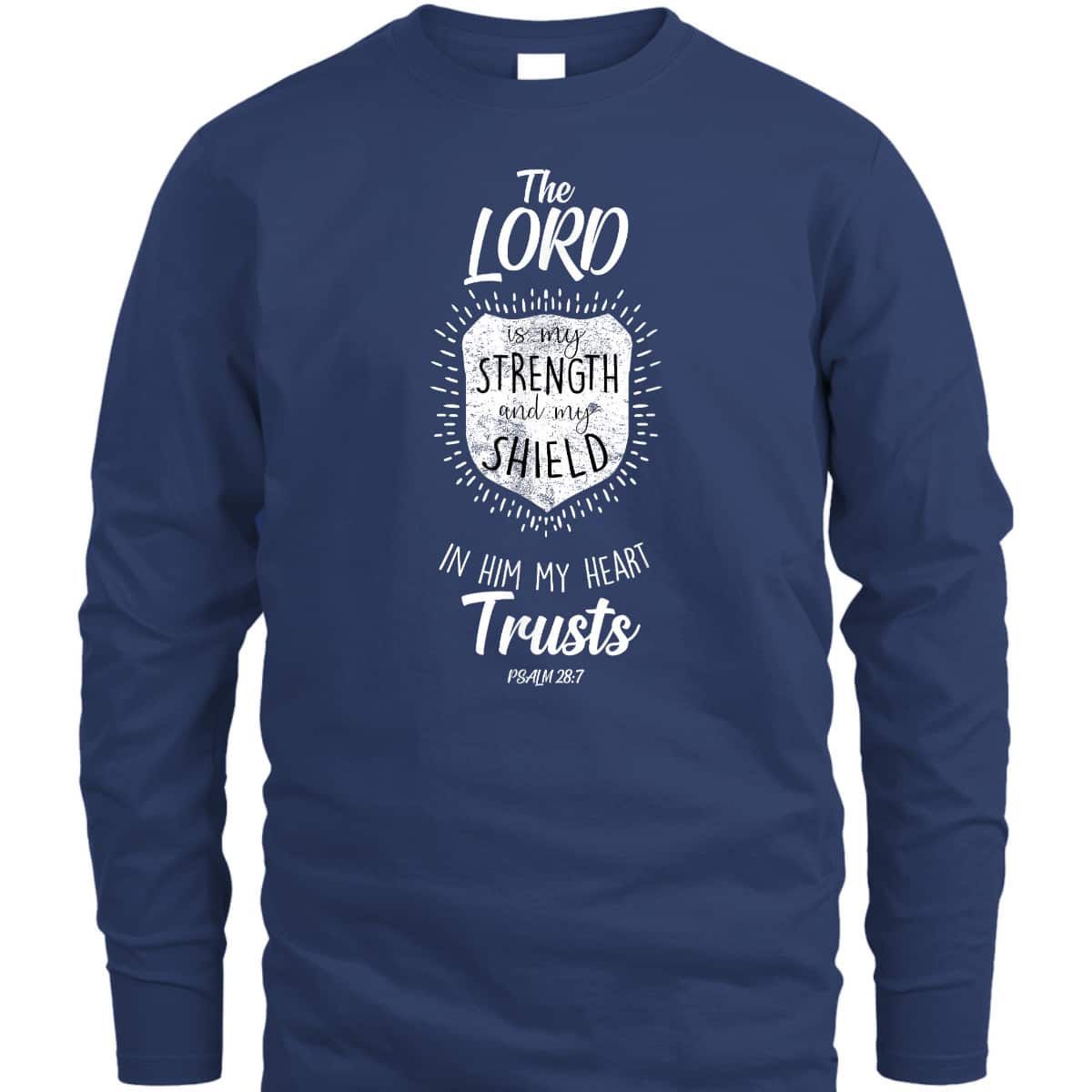 The Lord My Strength Religion Bible Verse Christian Gift T-Shirt The Lord My Strength Religion Bible Verse Christian Gift T-Shirt