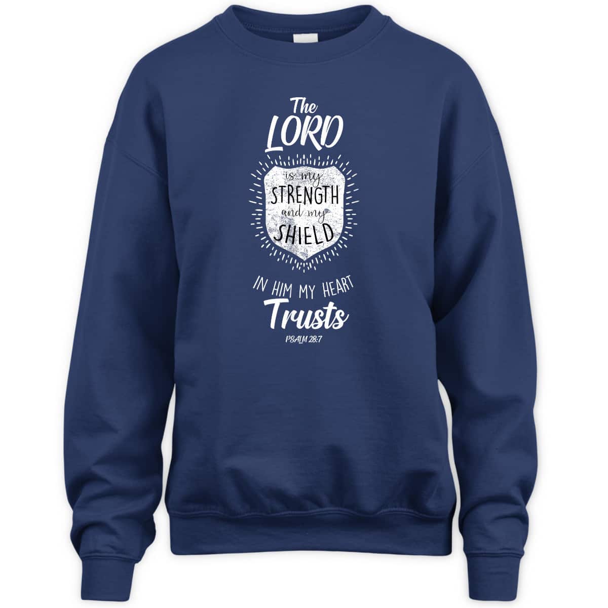 The Lord My Strength Religion Bible Verse Christian Gift T-Shirt The Lord My Strength Religion Bible Verse Christian Gift T-Shirt