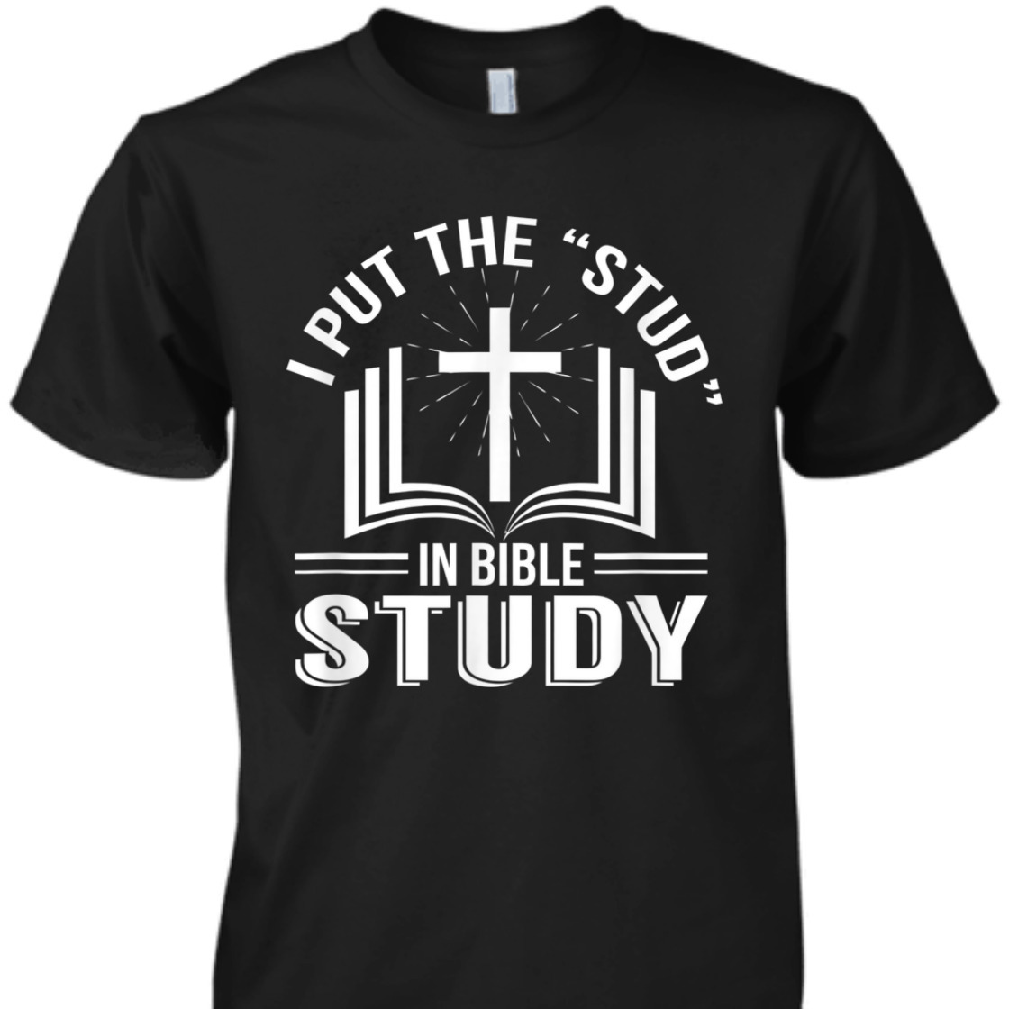 I Put The Stud In Bible Study Funny Christian Bible Study T-Shirt I Put The Stud In Bible Study Funny Christian Bible Study T-Shirt