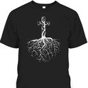 Christian Cross Cute Rooted In Christ Perfect T-Shirt For Believers