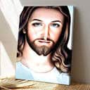 Christian Jesus Portrait Christ Bible Verse Scripture Canvas Print Christian Jesus Portrait Christ Bible Verse Scripture Canvas Print