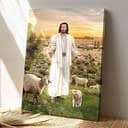 Jesus And Lambs Jesus Christ Bible Verse Scripture Canvas Print Jesus And Lambs Jesus Christ Bible Verse Scripture Canvas Print