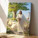 Jesus And Lambs Faith Jesus Christ Bible Verse Scripture Canvas Print Jesus And Lambs Faith Jesus Christ Bible Verse Scripture Canvas Print