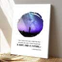 A Hope And A Future Jesus Bible Verse Scripture Canvas Print