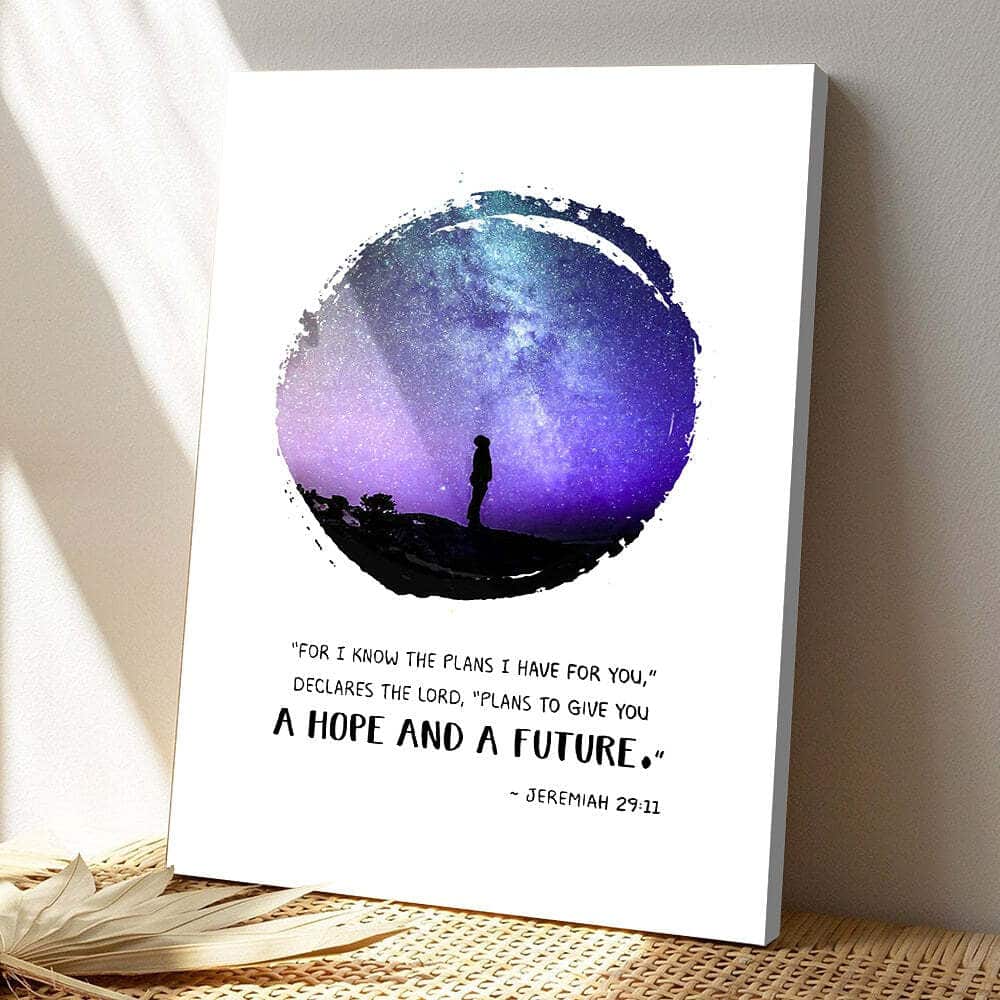 A Hope And A Future Jesus Bible Verse Scripture Canvas Print A Hope And A Future Jesus Bible Verse Scripture Canvas Print