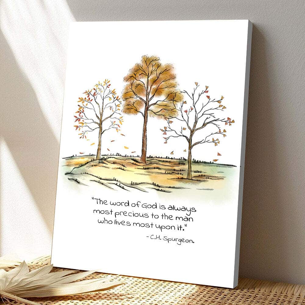 Christian The Word Of God Is Always Most Precious To The Man Jesus Bible Verse Scripture Canvas Print Christian The Word Of God Is Always Most Precious To The Man Jesus Bible Verse Scripture Canvas Print