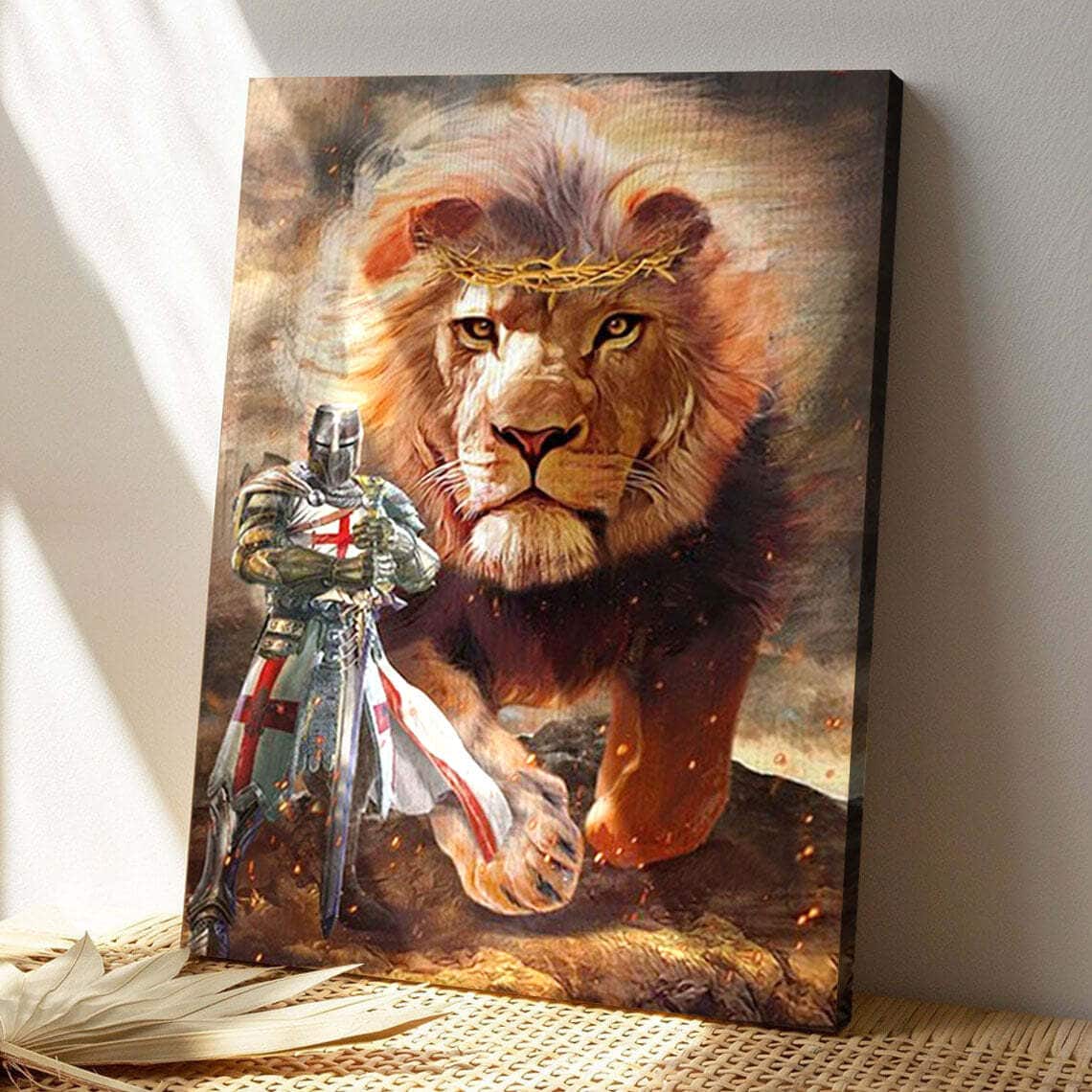 Lion Of Judah Knight Of God Bible Verse Scripture Canvas Print Lion Of Judah Knight Of God Bible Verse Scripture Canvas Print