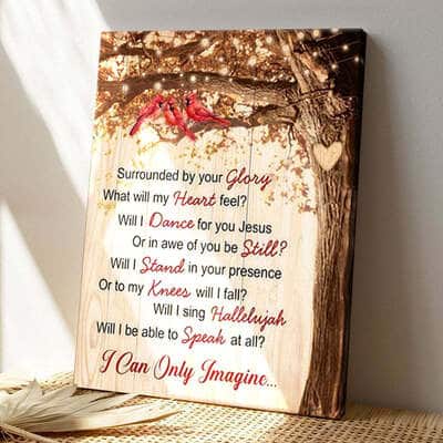I Can Only Imagine Bible Verse Scripture Canvas Print