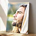 Christian Jesus Face Bible Verse Scripture Canvas Print Christian Jesus Face Bible Verse Scripture Canvas Print