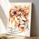 He Made Heaven And Earth The Sea And Everything In Them Bible Verse Lion Canvas Print He Made Heaven And Earth The Sea And Everything In Them Bible Verse Lion Canvas Print