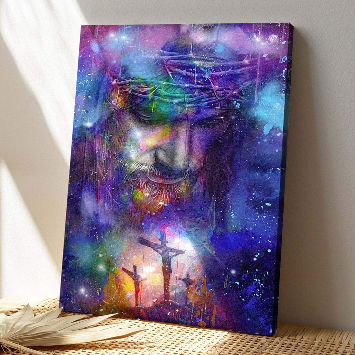 Jesus Miraculous Picture Bible Verse Scripture Canvas Print