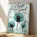 Gorgeous Dandelion Just Breathe Bible Verse Scripture Canvas Print Gorgeous Dandelion Just Breathe Bible Verse Scripture Canvas Print