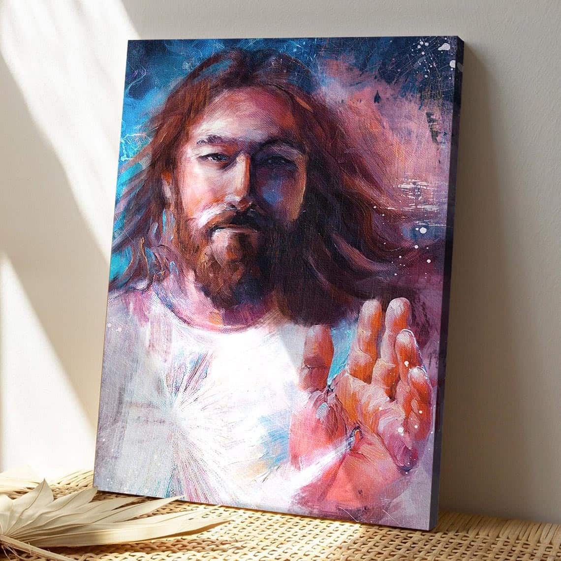 Beautiful Picture Jesus Bible Verse Scripture Canvas Print Beautiful Picture Jesus Bible Verse Scripture Canvas Print