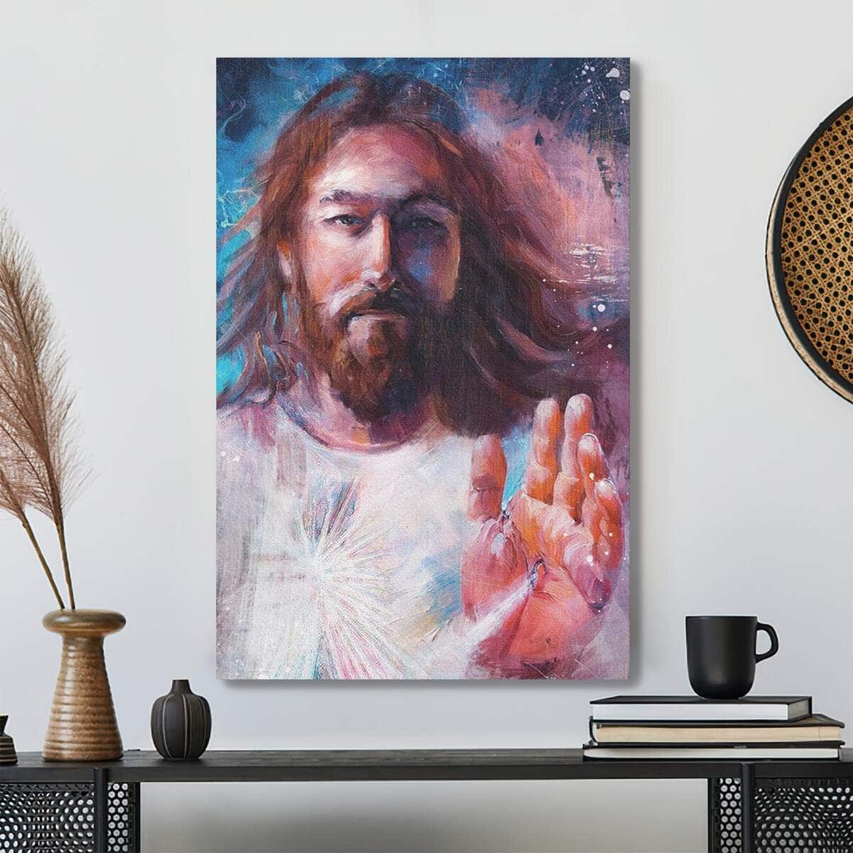 Beautiful Picture Jesus Bible Verse Scripture Canvas Print Beautiful Picture Jesus Bible Verse Scripture Canvas Print