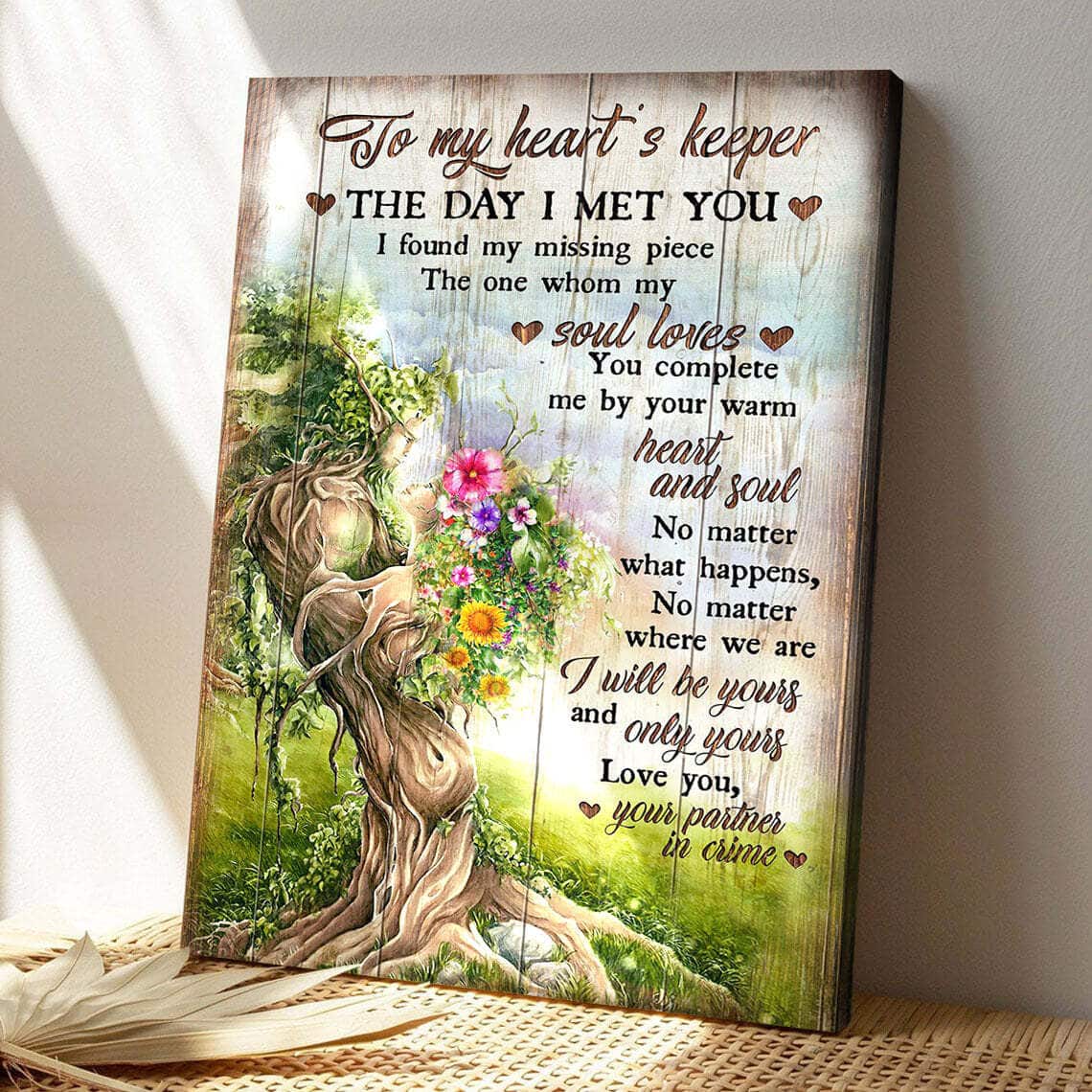 Love Tree To My Love The Day I Met You I Found My Missing Piece Bible Verse Scripture Canvas Print Love Tree To My Love The Day I Met You I Found My Missing Piece Bible Verse Scripture Canvas Print